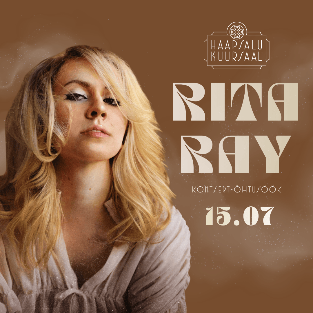 Rita Ray kontsert õhtusöök Haapsalu Kuursaal 2026
